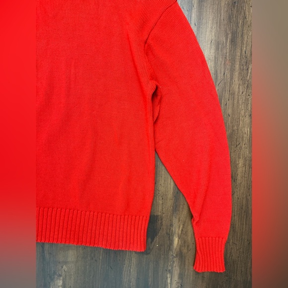 Helly Hansen Vintage Crewneck Sweater Size XL Red Winter Ski Made In USA Hip EUC - Picture 3 of 16